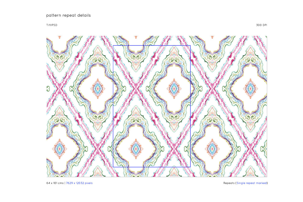 Ethnique, hand painted watercolours!, a Pattern Graphic by TSTUDIO (Photo 8 of 14)