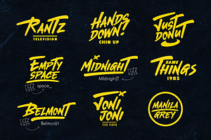 The Midnight- Font Illustrations