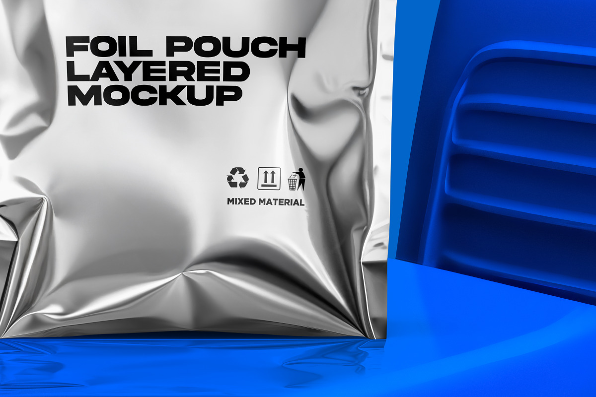 Pouch on Podiums PSD Mockup, a Mockup by easy.way (Photo 6 of 6)