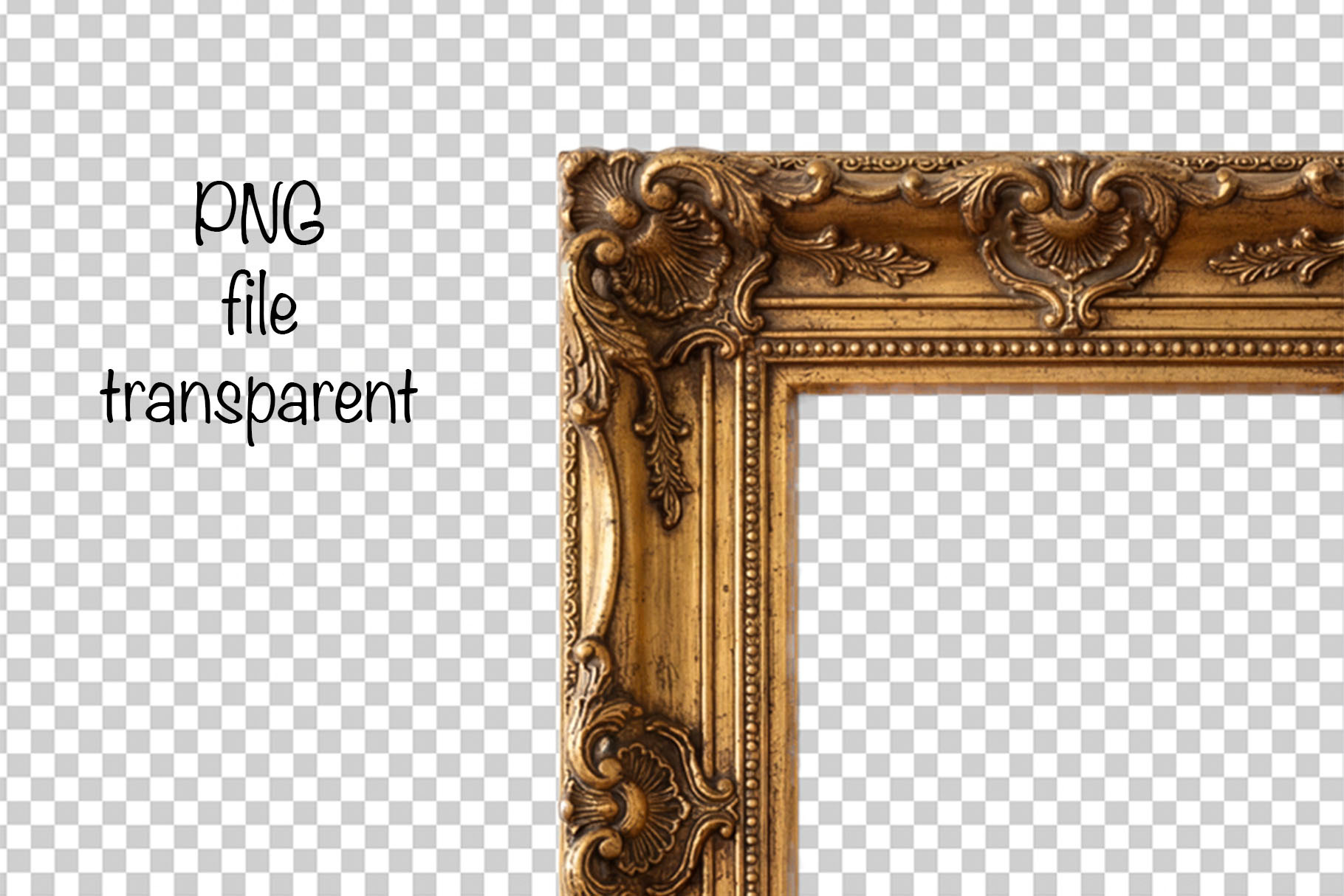 Vintage museum frame border frame, an Object Graphic by VetalStock