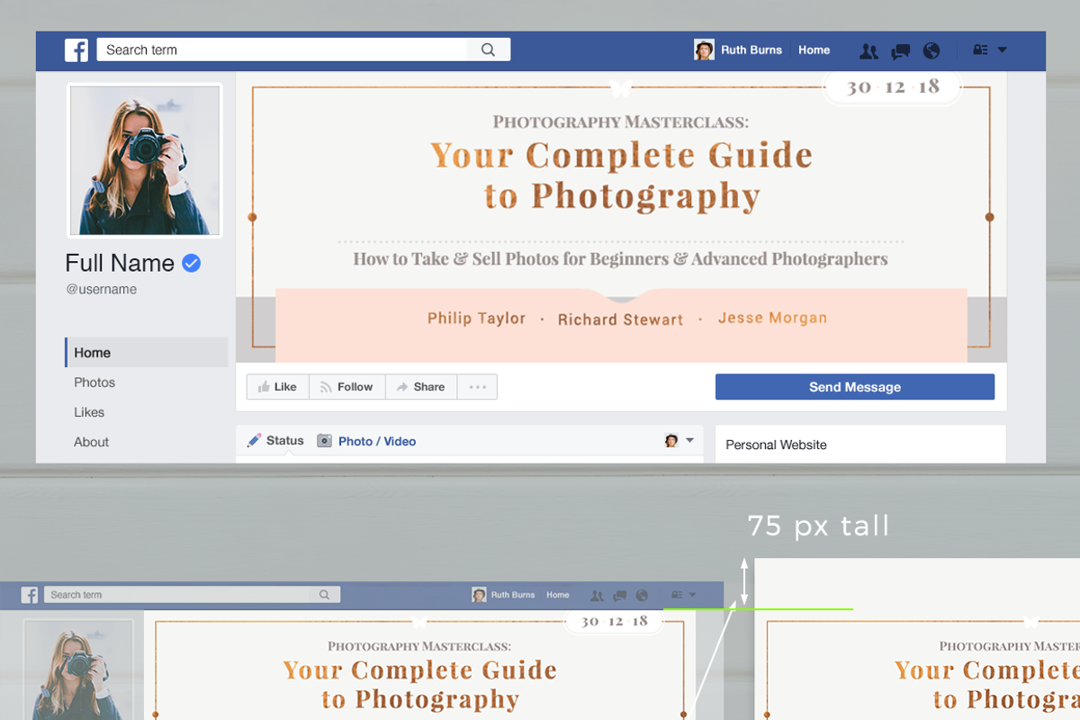8 Facebook Cover Templates, a Social Media Template by ArealPro (Photo 10 of 10)