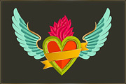 Valentines Milagro Hearts PNG Files, a Texture Illustration by Lee Iley (Thumbnail 4 of 6)