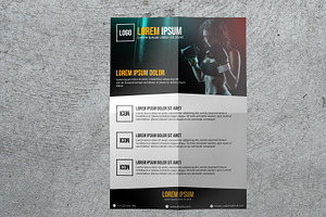 Minimalist Fitness Flyer