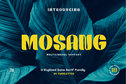 Mosang, a Sans Serif Font by twinstd (Thumbnail 1 of 13)