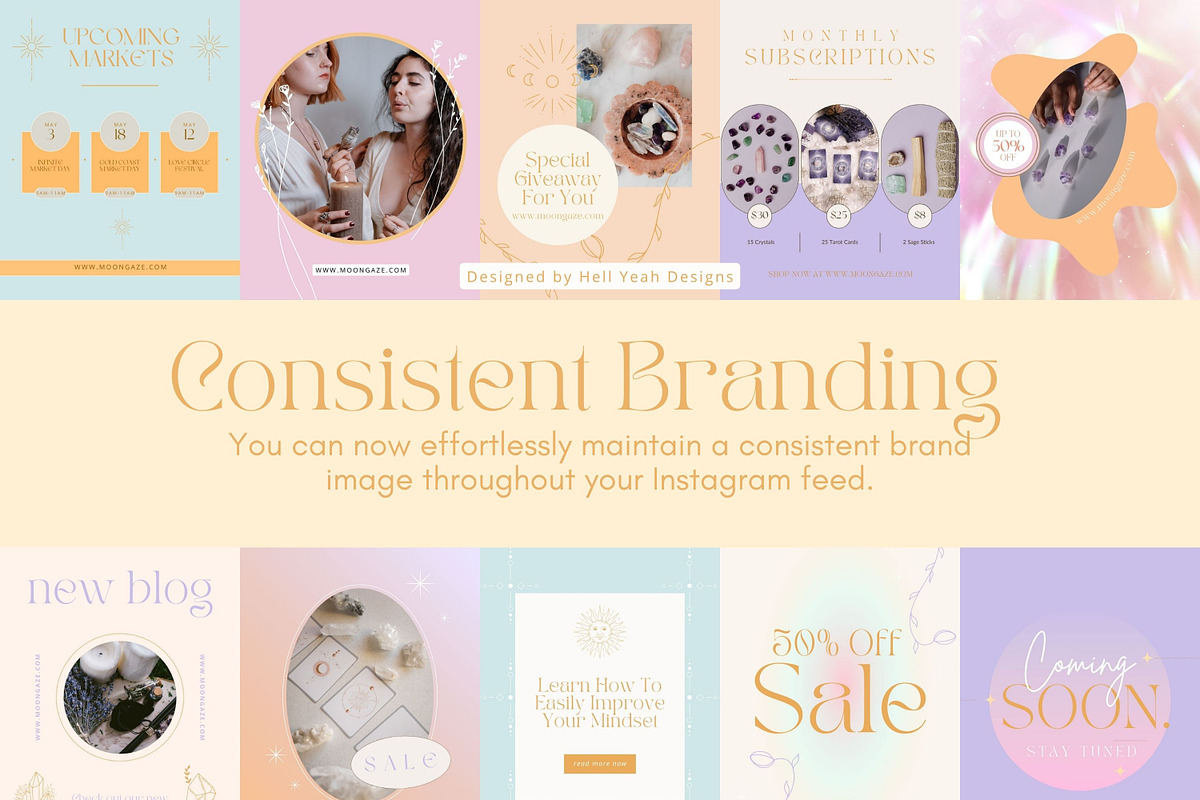 Magical Branding Starter Kit, a Branding & Logo Template by Hell Yeah Designs (Photo 19 of 20)