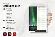 Minimal Wall Calendar 2027 Template, a Stationery Template by MstArtwork (Thumbnail 3 of 5)