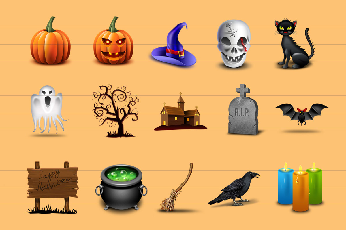 15 Halloween Icons
