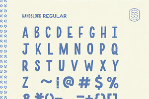 HandBlock Bold & Regular