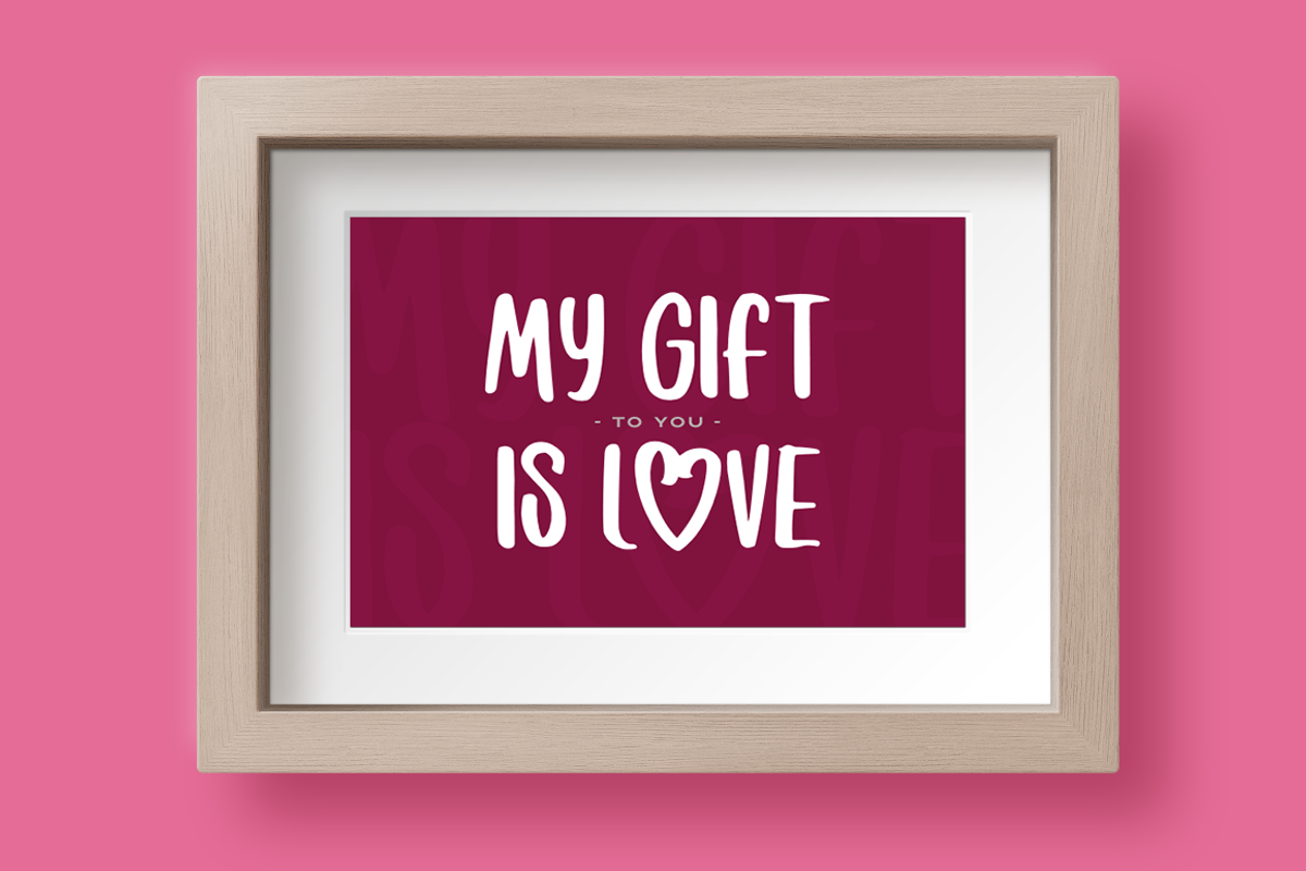 Amore Font - Strong & Lovable preview 2