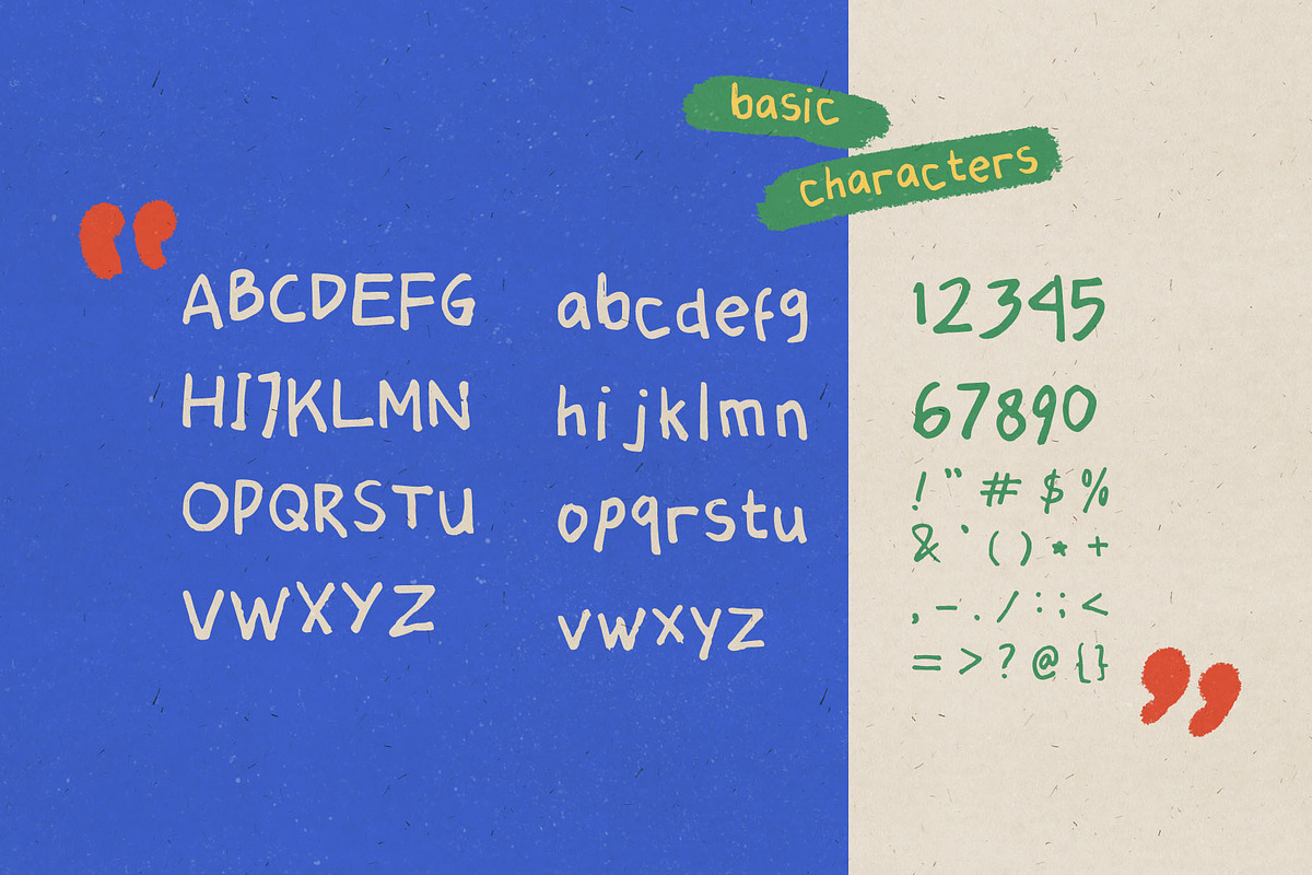 Pokey Little Monsters Handwritten, a Handwritten Font by Perplexitics (Photo 9 of 10)