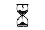 Vintage Hourglass Vector Bundle, an Illustration by Designs_River (Thumbnail 18 of 51)
