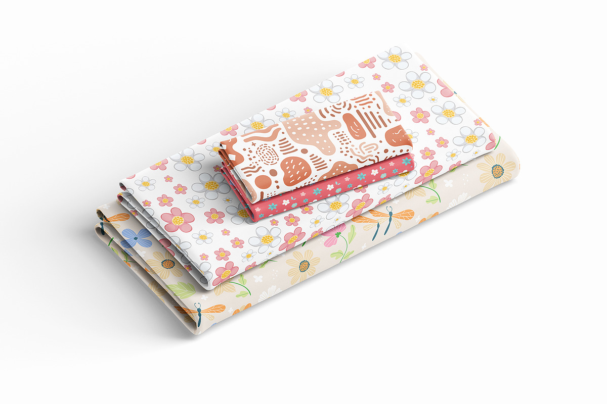 Folded Bedding Set Mockup 6 PSD, a Household Mockup by GraphicVil (Photo 7 of 9)