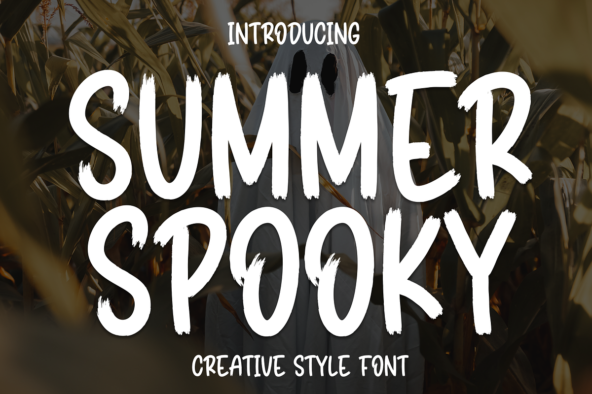 Summer Spooky | Script Font, a Script Font by Scratchones (Photo 1 of 8)