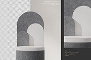 5 Podium with Transparent Background, a Background Graphic by faustudio (Thumbnail 6 of 7)