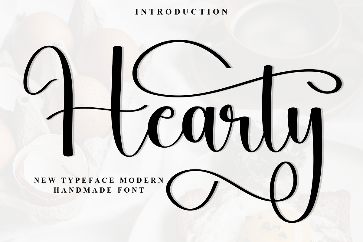 Hearty, a Handwritten Font by FreshTypeINK (Photo 1 of 8)