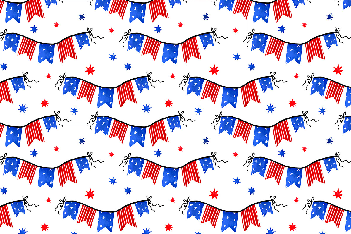 4th of July Clipart Patriotic, an Object Graphic by the_myro (Photo 2 of 4)