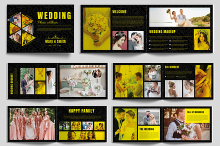 Wedding Photo Album Template, a Magazine Template by MightyDesign