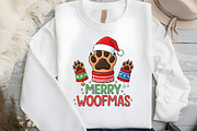 Merry Woofmas Dog Paws Sublimation, an Illustration by Black Bird Studio (Thumbnail 2 of 4)