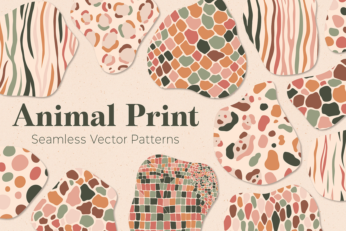 Animal Print - Floral Palette, a Pattern Graphic by Megs Lang (Photo 1 of 10)