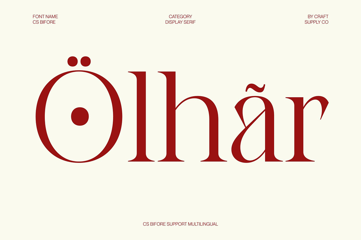 CS Bifore – Classic Serif Font, a Serif Font by Craft Supply Co. (Photo 7 of 8)