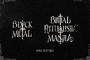 Dreadglyph – Metal Horror Typeface, a Serif Font by Inviline.co (Thumbnail 6 of 17)