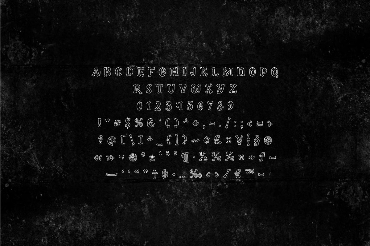 Hollaween - Halloween display font, a Handwritten Font by Mightyfire (Photo 4 of 4)