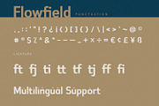 Flowfield - Sans Serif Font, a Sans Serif Font by Alpaprana (Thumbnail 9 of 10)