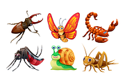 Cute Insect Cartoon Illustration Set, an Animal Illustration by YG Studio (Thumbnail 4 of 4)