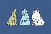 Dogs Being Dogs: 45 Illustrations, an Animal Illustration by Veyla (Thumbnail 6 of 12)