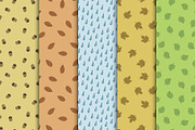 Color Autumn Seamless Patterns, a Pattern Graphic by ExpressShop (Thumbnail 1 of 5)