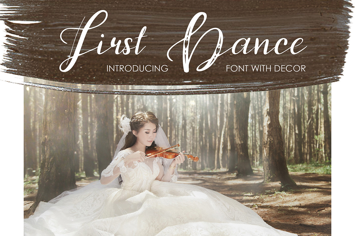 First Dance - font, a Script Font by Astarte_design (Photo 1 of 7)