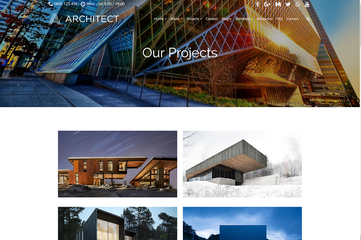 Architect WordPress Theme, a WordPress Template by Visualmodo (Photo 16 of 16)