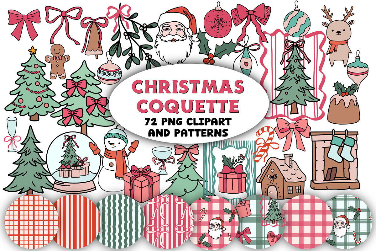 Christmas & Halloween Clipart Bundle, a Graphic by Brush Lab (Photo 2 of 30)