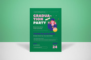 Graduation Invitation, an Invitation Template by graphicook (Thumbnail 1 of 3)