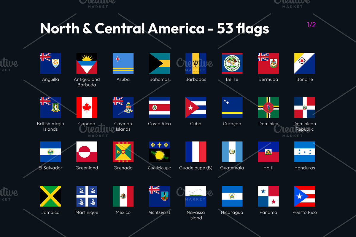 Flags of the World - Square Icons, an Icon by bvcreates (Photo 11 of 16)