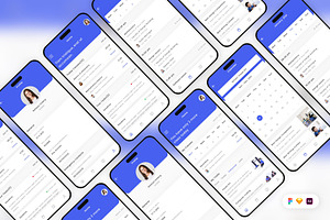 School Management Mobile App UI Kit