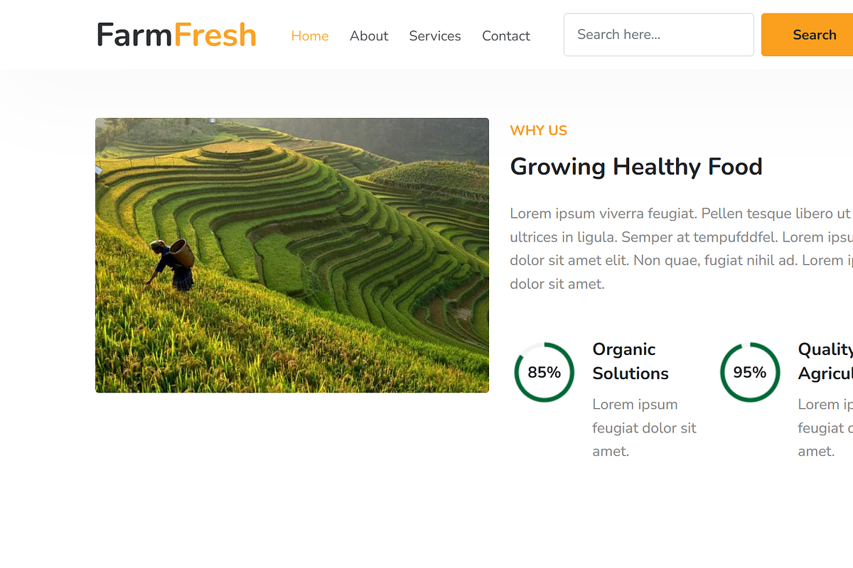 FarmFresh-Agricultural Template, a HTML Template by NomaTemplates (Photo 10 of 15)