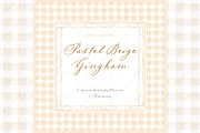 Gingham Pastel Lilac Pattern Frames, a Graphic by LABFcreations (Thumbnail 1 of 4)