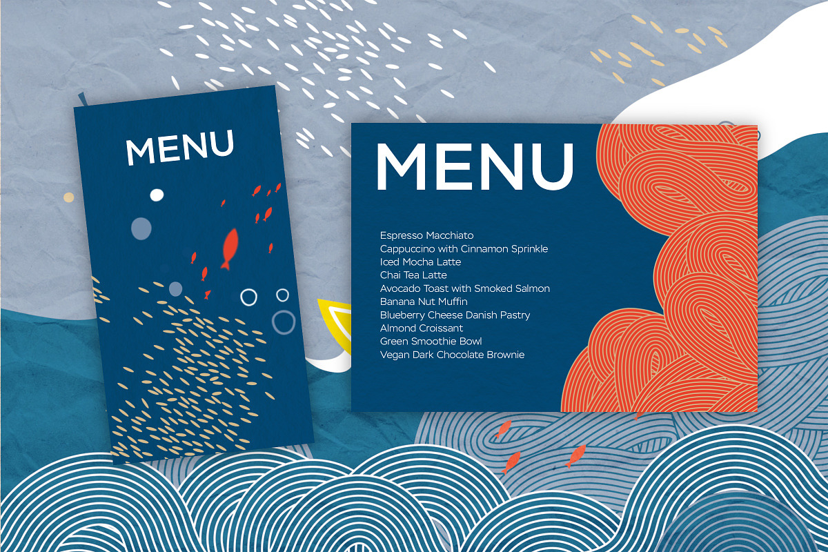 Fish & Sea Restaurant Brand Kit, a Branding & Logo Template by Schumacher Shop (Photo 10 of 12)