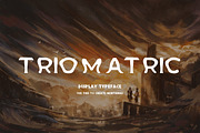 TRIOMATRIC, a Font by ElimesherStudio (Thumbnail 1 of 5)