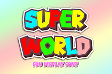 Super World // Styled Display Font