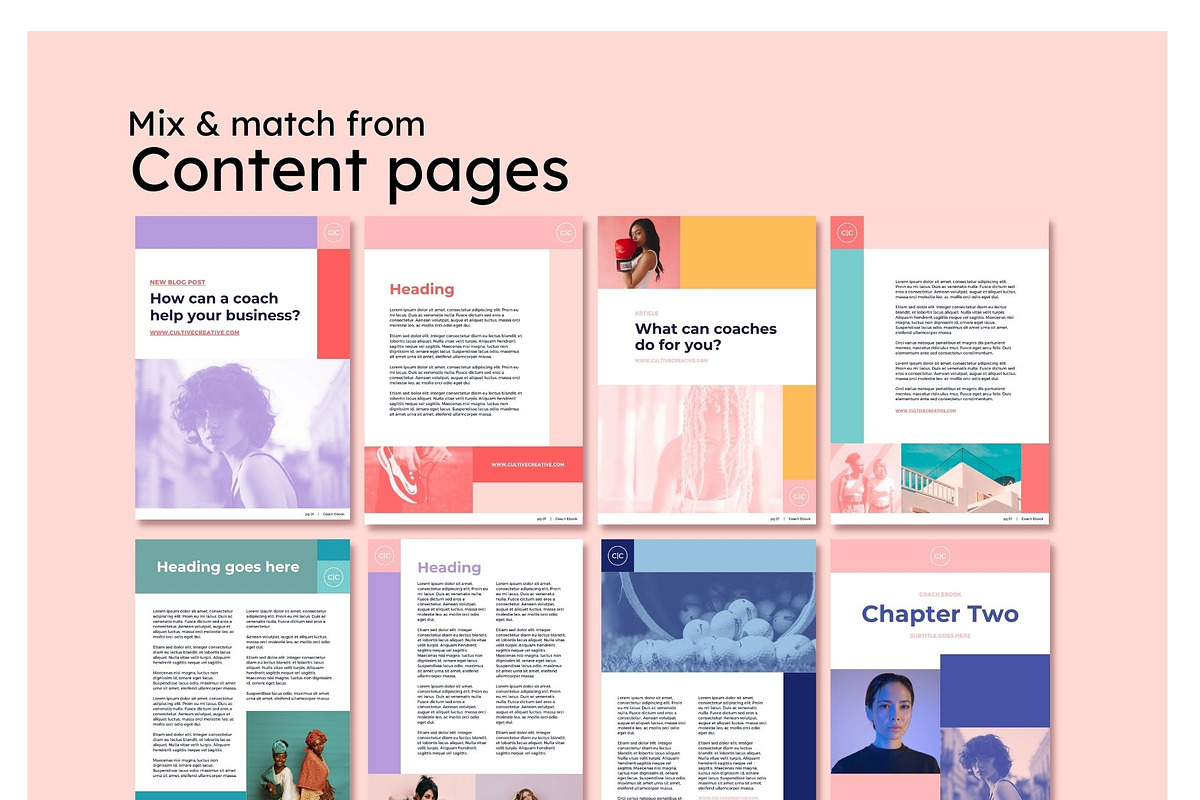 Coach eBook, a Magazine Template by Cultive Creative (Photo 9 of 13)