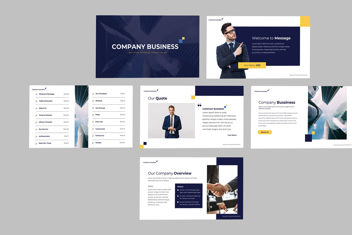 Business power point, a Presentation Template by Recreative (Photo 2 of 6)