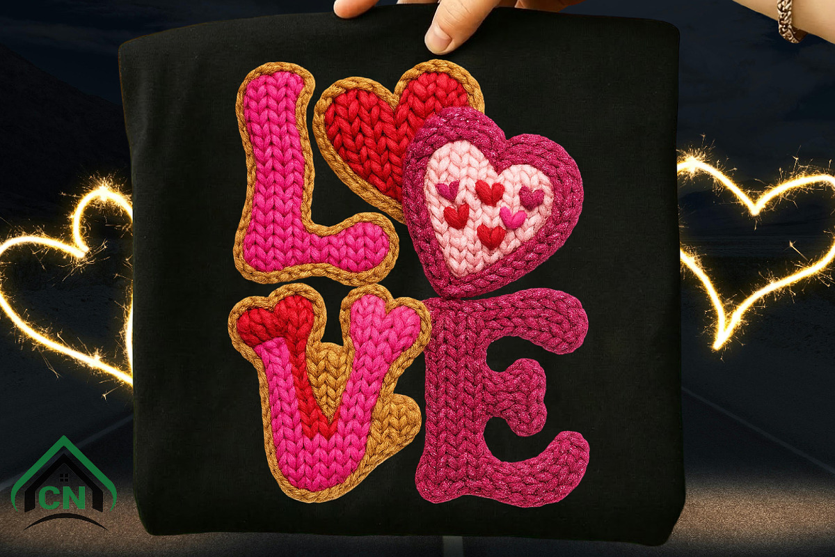 Yarn Crochet Valentine Png Pink Love, an Illustration by Craft Nest (Photo 6 of 6)