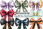 Halloween Coquette Bow Clipart, an Illustration by Rose Art (Thumbnail 1 of 3)