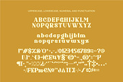 Brigast modern retro typeface, a Serif Font by suhadidesign (Thumbnail 16 of 17)