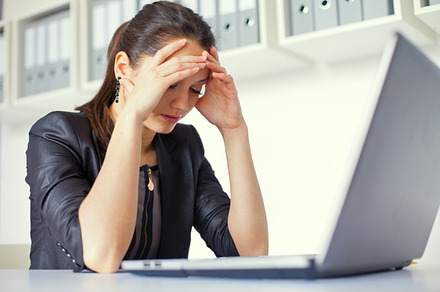Business woman with laptop featuring adult, black, and brunette, a Business Photo by Gladkov photography