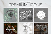 ICONS: Winter + Holidays, an Outline Icon by Bdemm Studio (Thumbnail 3 of 3)