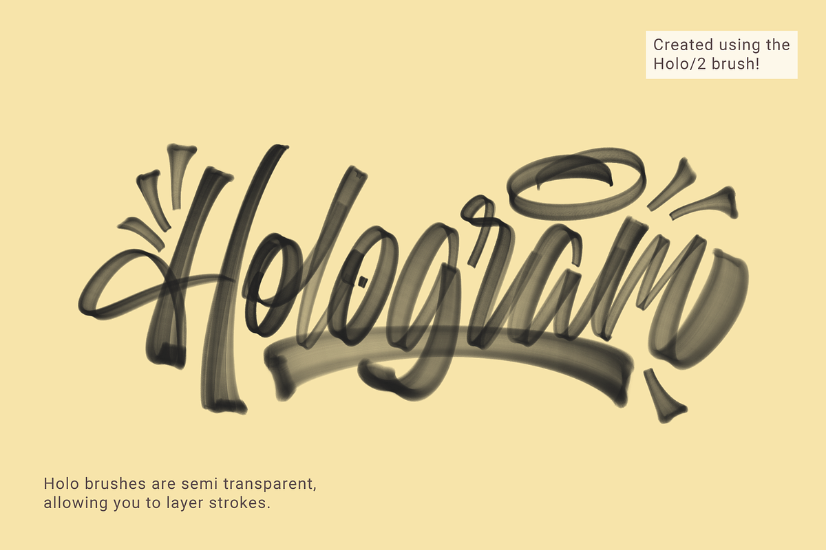 Textured Calligraphy Brushes 2.0 preview 5