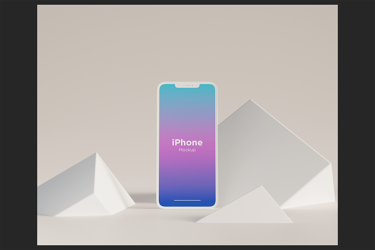 Clay iPhone Mockup Set 2, an iPhone Mockup by Muhazdinata (Photo 8 of 8)